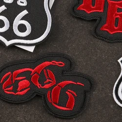 Parche termoadhesivo bordado emblema Marca de la Bestia para gorra