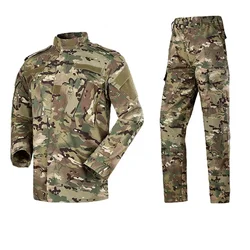 Caza FG Camisa táctica camuflaje Woodland Digital hombre