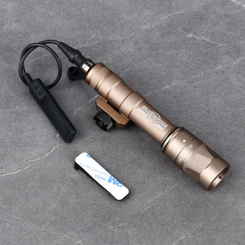 WADSN M600 linterna estroboscópica LED blanca Picatinny Airsoft - imagen 5