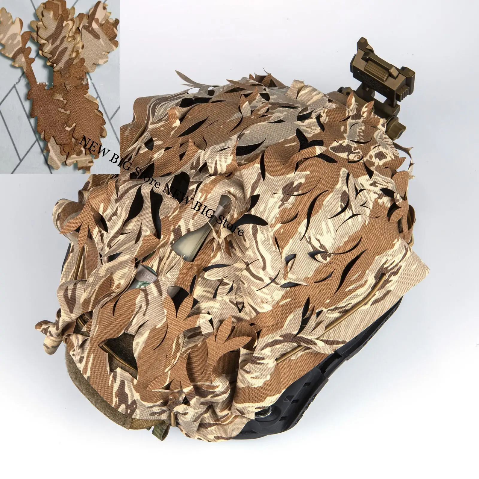 Funda casco táctica camuflaje 3D universal para airsoft y paintball