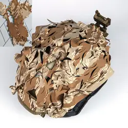 Funda casco táctica camuflaje 3D universal para airsoft y paintball