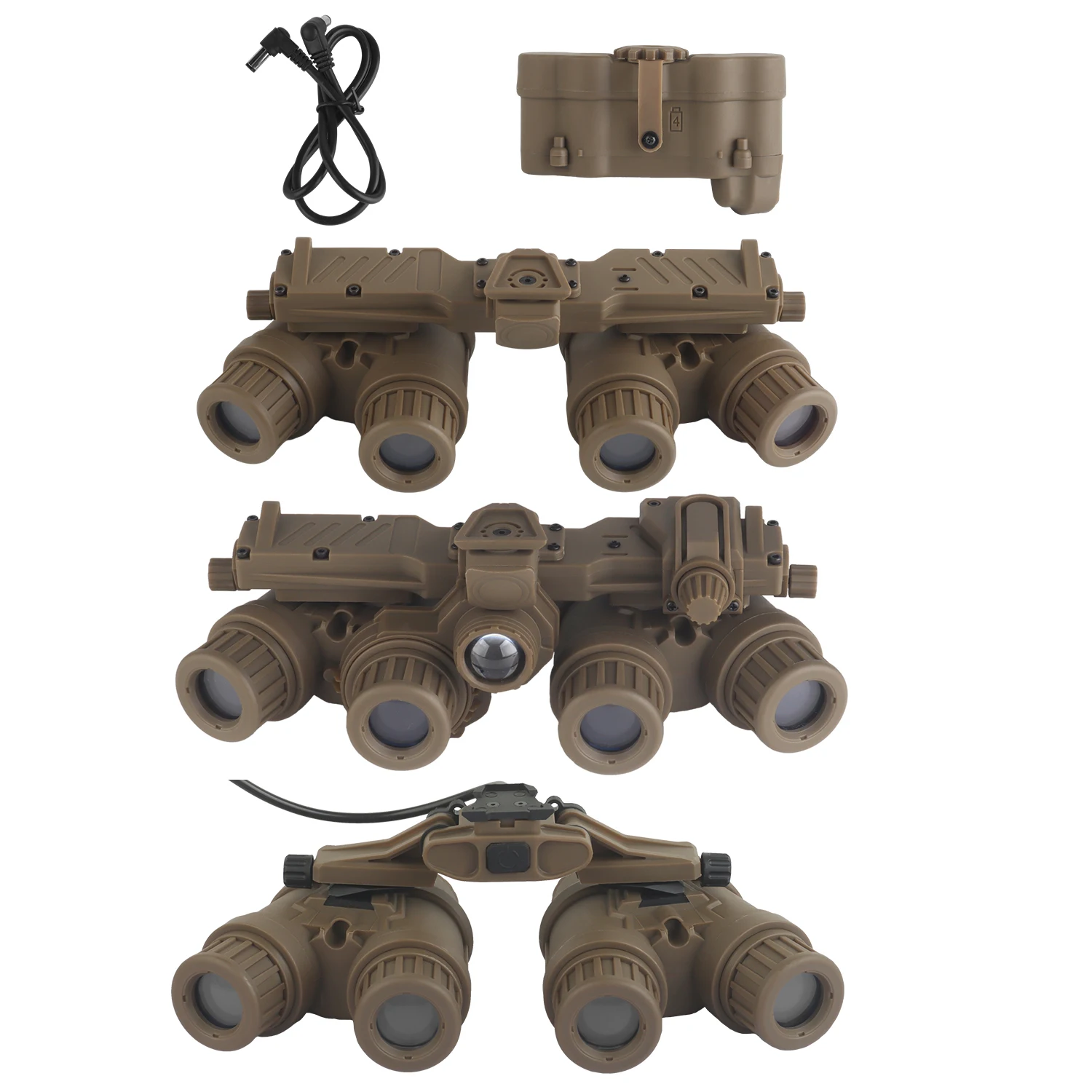 Poseidon Defense GPNVG18 gafas NVG binoculares con batería - imagen 5