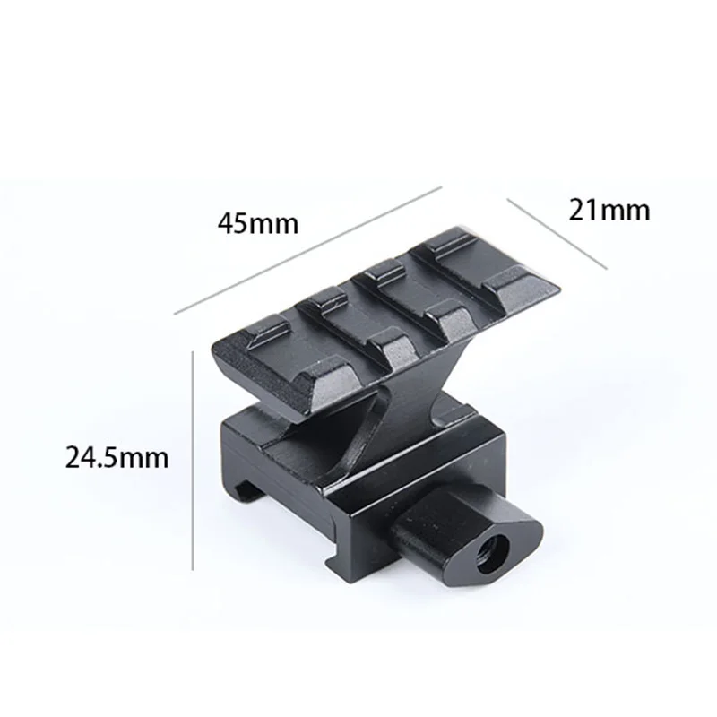 Montaje Picatinny corto para punto rojo táctico en aleación aluminio - imagen 5