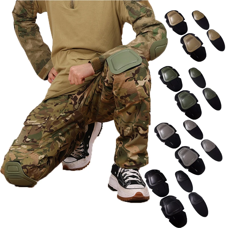 Rodilleras tácticas Combat G2 G3 airsoft y paintball militares - imagen 2