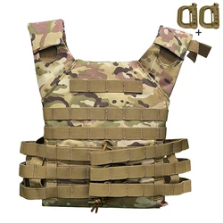 Chaleco táctico MOLLE ligero transpirable nylon ajustable con elástico