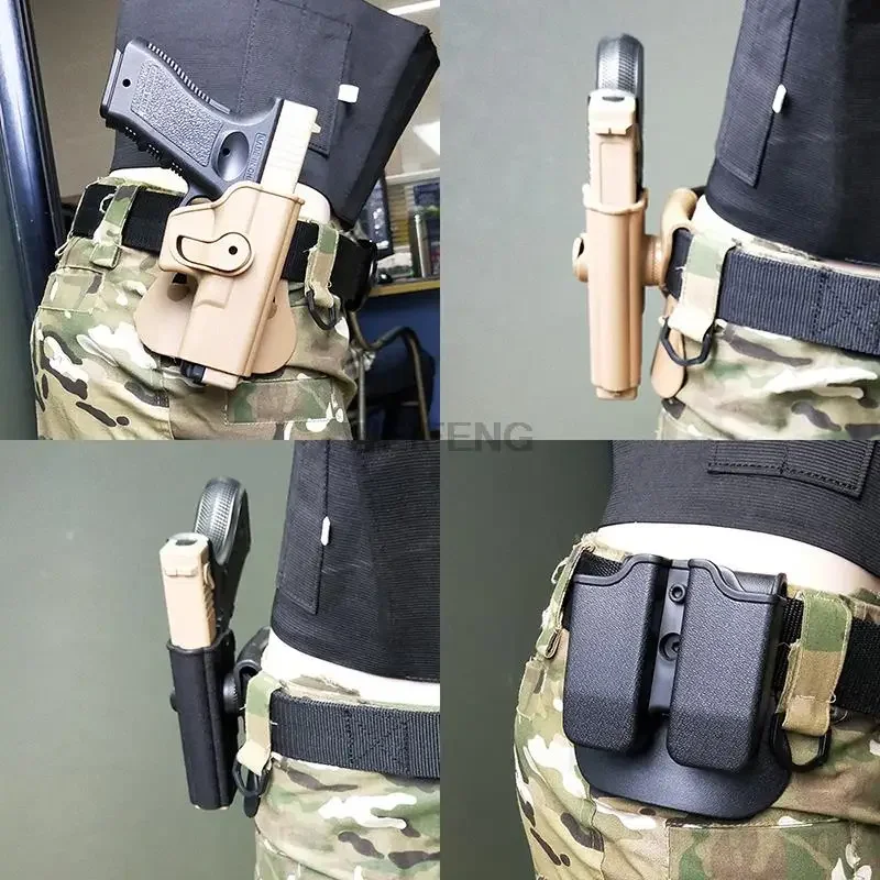 IMI Mag funda giratoria táctica con plataforma MOLLE y clips de cintura - imagen 2