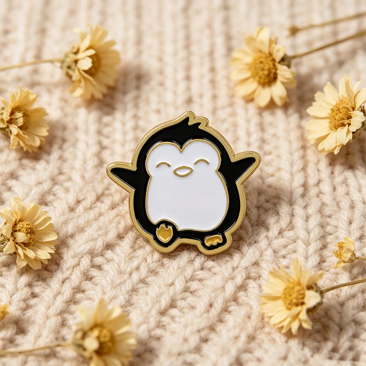 Leuke Pinguïn pin de esmalte pingüino para mochila y gorra - imagen 4