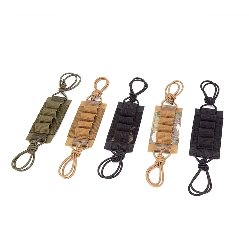 Bolsa para batería de casco táctico con velcro y cordón elástico - imagen 3