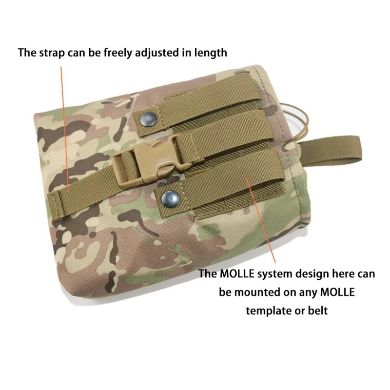 Detalle del sistema MOLLE de la bolsa