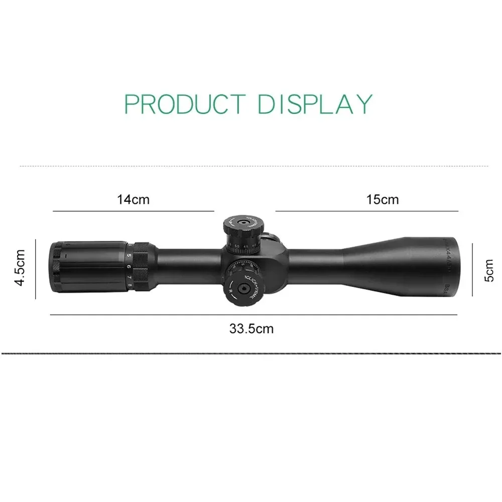 Mira telescópica BSA Optics 4-14x44 FFP – Táctica largo alcance - imagen 3