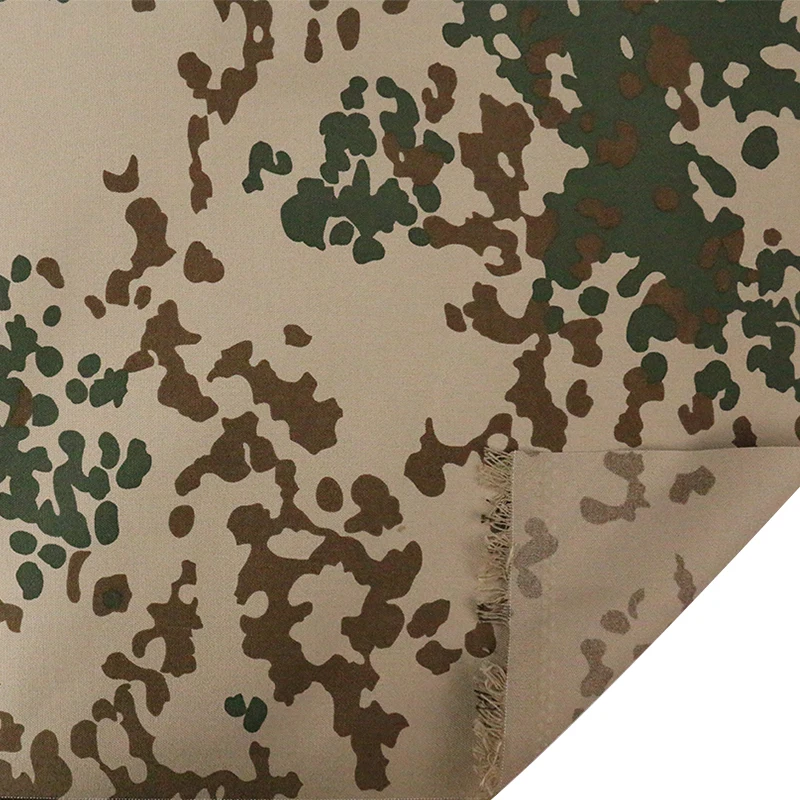 Tela camuflaje Flecktarn alemán 500D nailon PU para chaleco - imagen 2