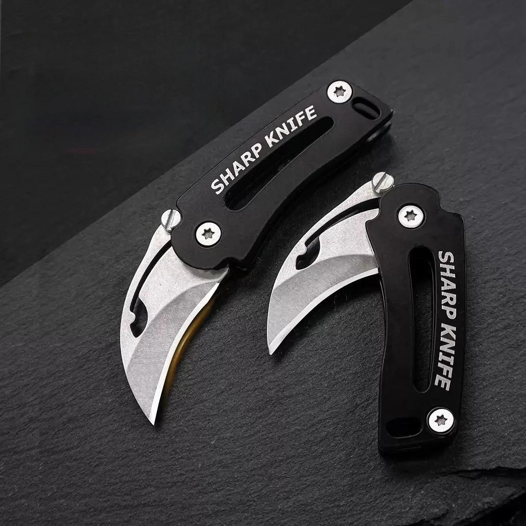 Cuchillo plegable EDC mini para exterior con llave herramienta - imagen 2