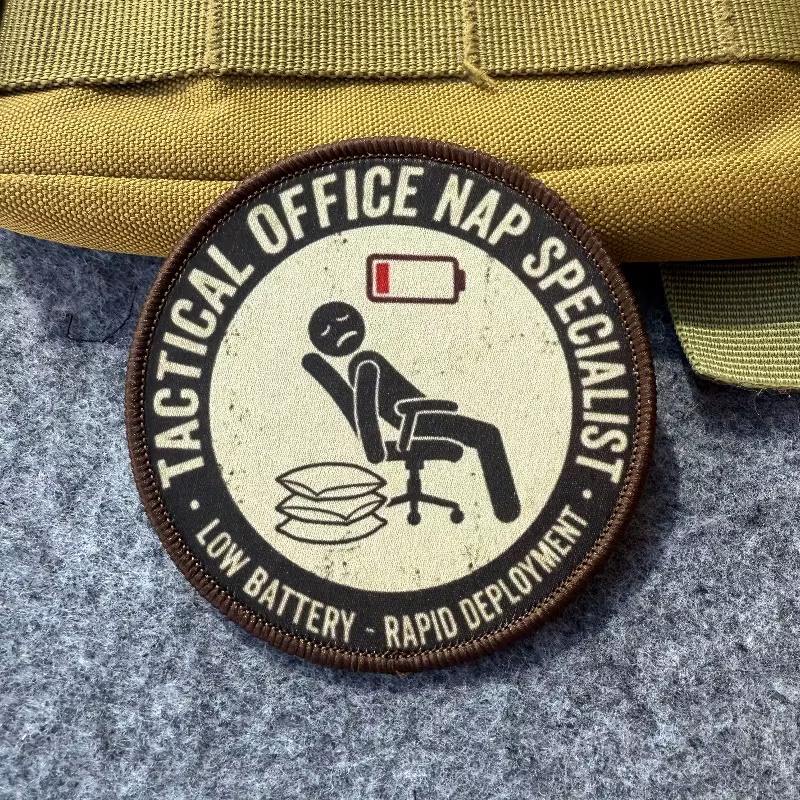 Parche táctico de moral gancho y bucle batería baja para mochila - imagen 4