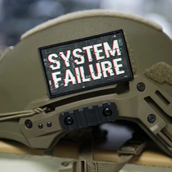 Parche gamer fallo de sistema con cierre velcro para mochila