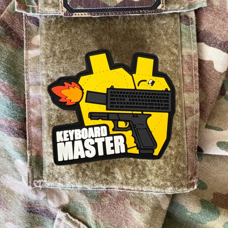 Parche táctico de PVC - Insignia moral con gancho y bucle para ropa - imagen 5