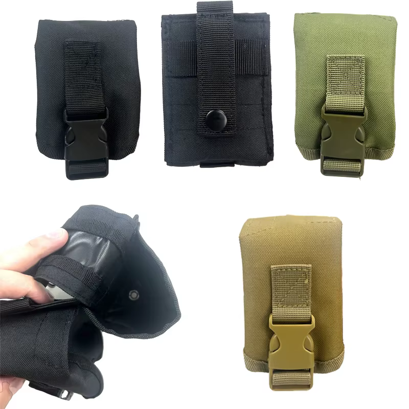 Portagranadas MOLLE táctico para chaleco individual y doble