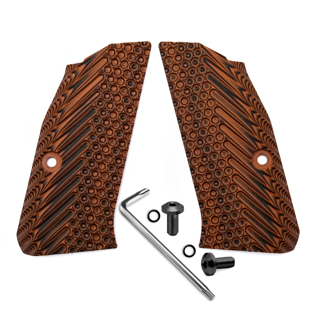 Guuun placas de agarre G10 antideslizantes CZ Shadow2 Compact - imagen 3