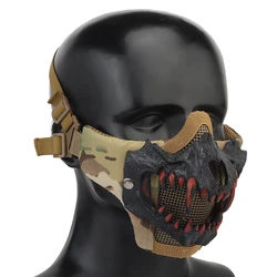 KOLINLOV máscara airsoft protección facial acero