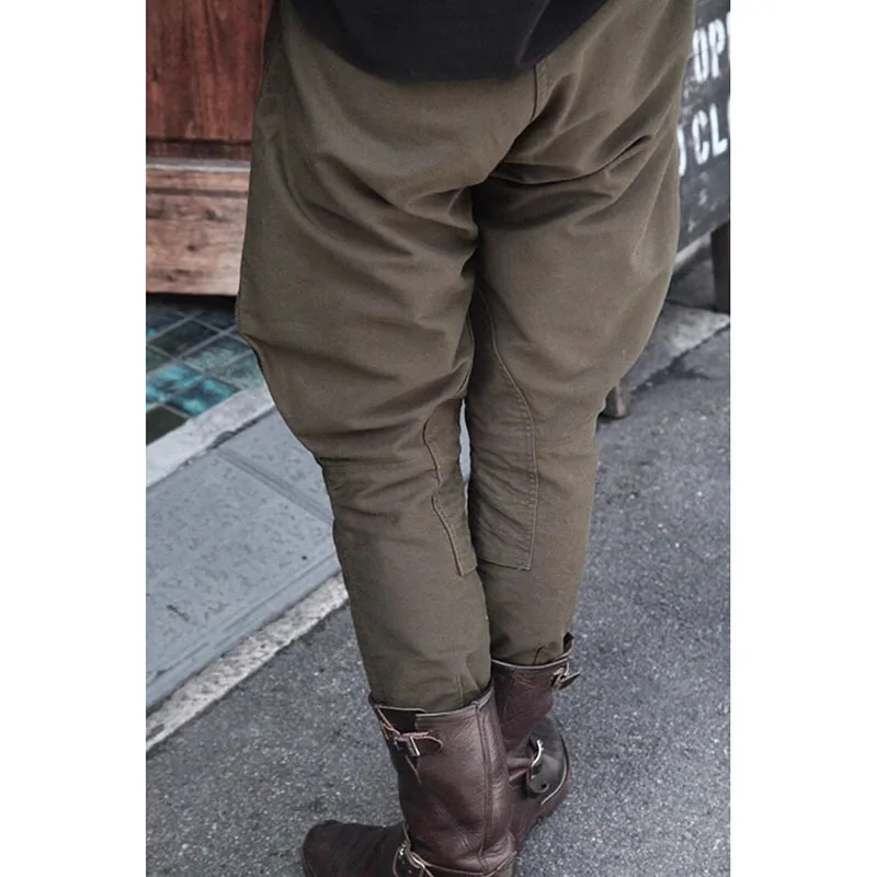 Pantalones tácticos de sarga algodón verde bosque – corte clásico - imagen 4