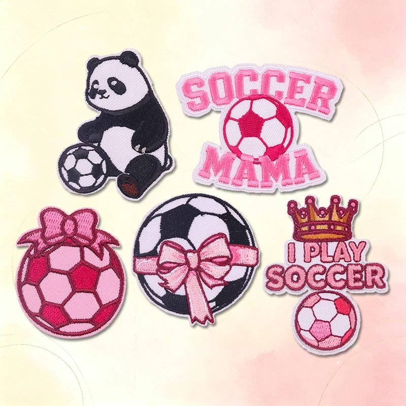 Parche termoadhesivo bordado fútbol para mochila y gorra - imagen 5