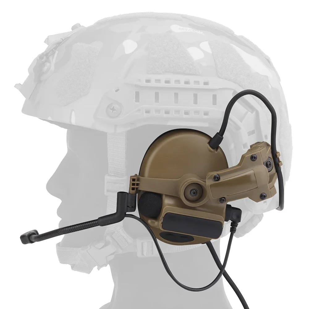 Auriculares tácticos COM TAC Gen5 diadema desmontable – Compatibles ComTac II/III