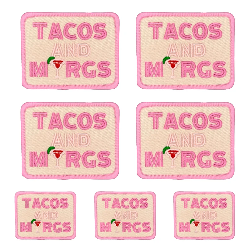 Parche bordado letras en inglés eslogan infantil para planchar DIY