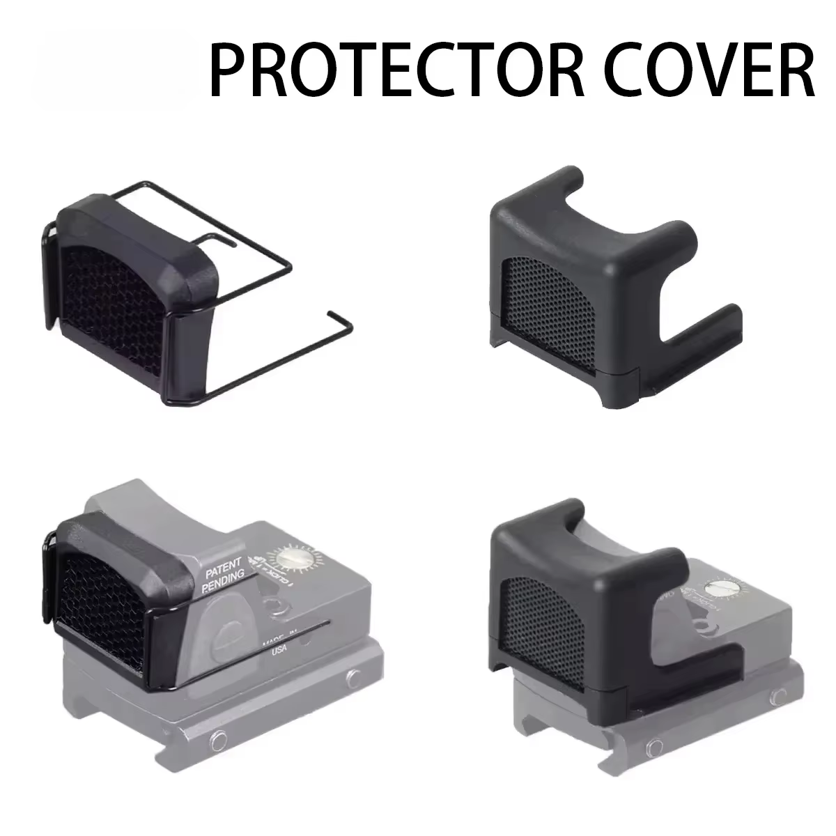 Protector Kill Flash montado en mira de punto rojo