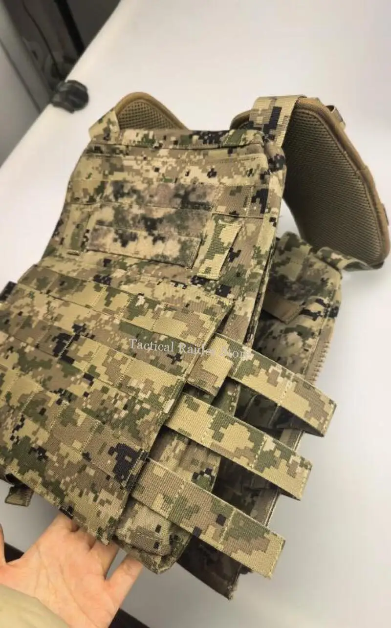 Chaleco táctico AVS camuflaje cinco hojas exterior ligero - imagen 5