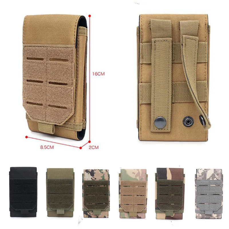 Bolsa táctica MOLLE para móvil al aire libre – Soporte cintura caza - imagen 3