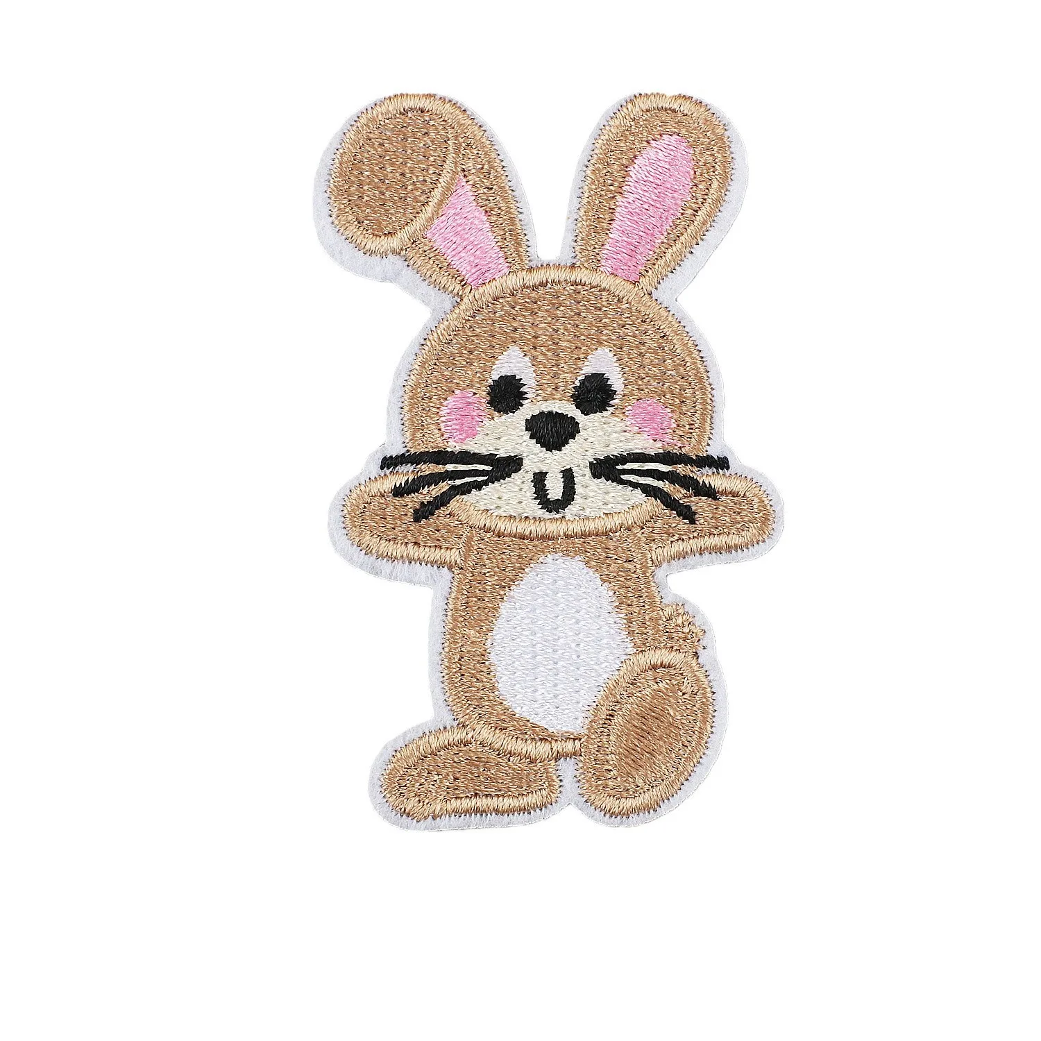 Parche bordado conejo Pascua termoaplique para prendas - imagen 4