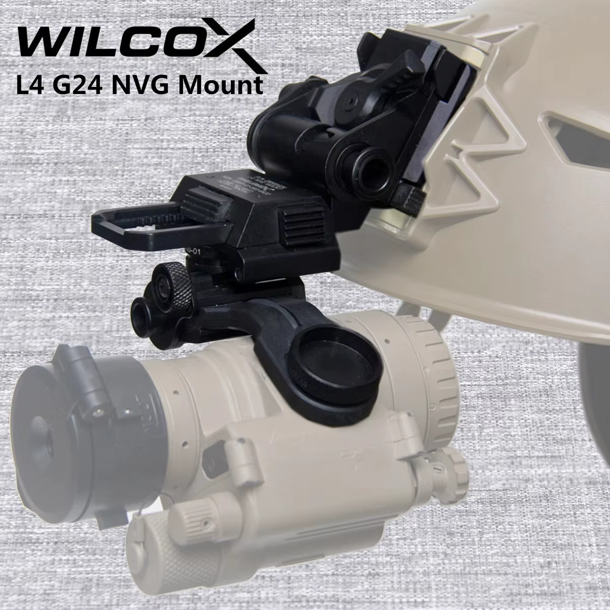 WILCO L4 G24 Montura casco visión nocturna liberación rápida - imagen 5