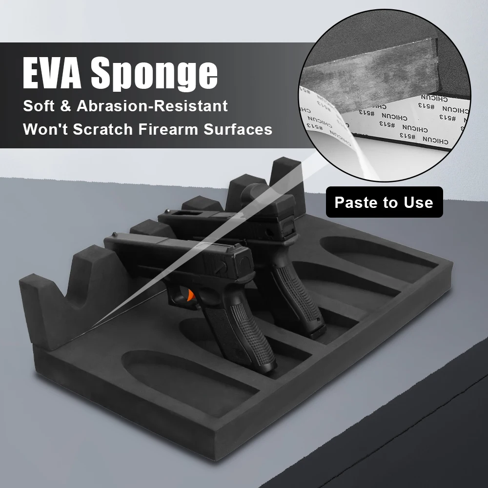 Estante de pared pistola espuma rifle escopeta cinta adhesiva - imagen 4