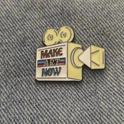 Insignia broche vintage cámara artística – para hombres y mujeres