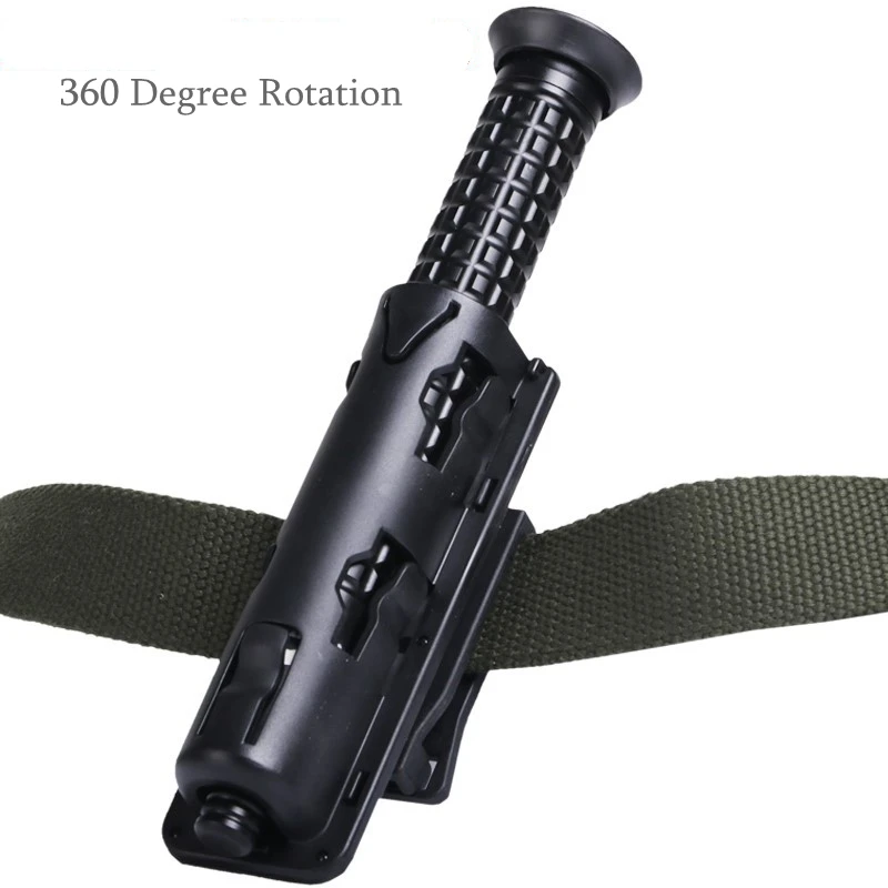 Funda ABS giratoria para portabastón retráctil – Negro, sistema MOLLE - imagen 4