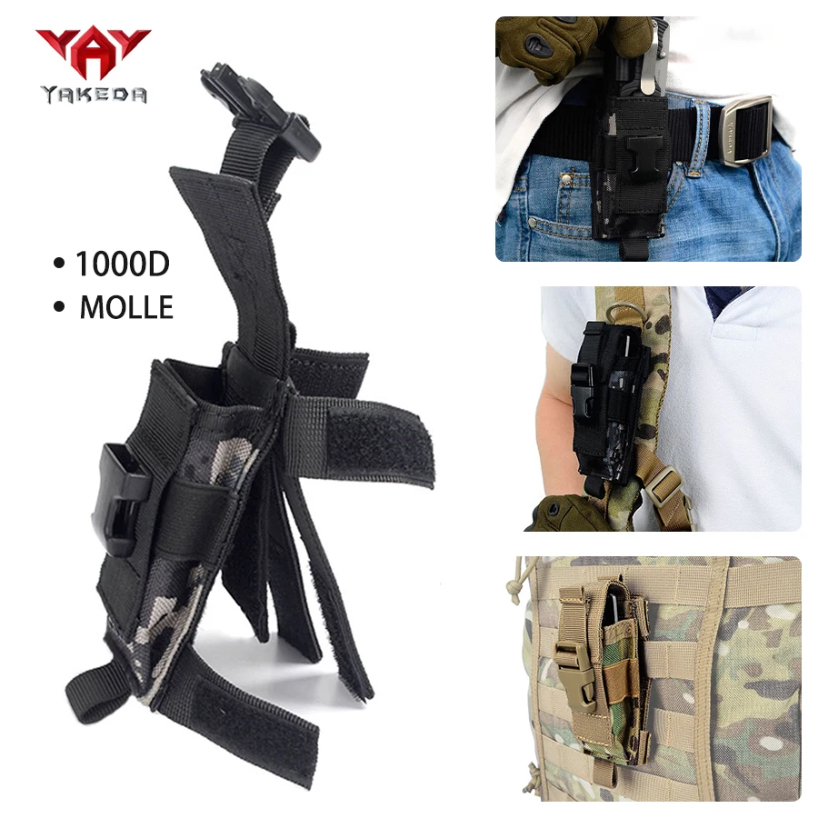 YAKEDA cuchillo táctico multifunción con funda de nailon y hebilla - imagen 2