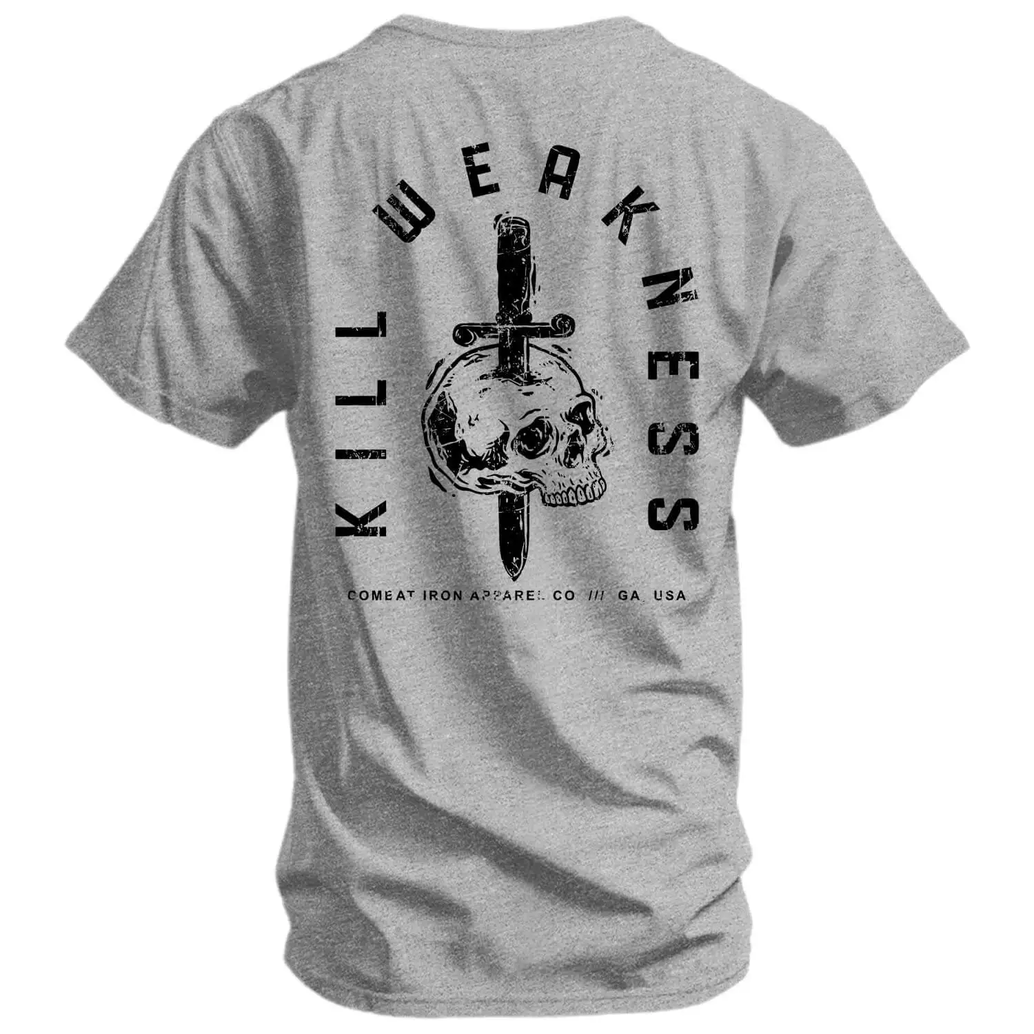Kill Weakness camiseta táctica militar de combate de algodón - imagen 2