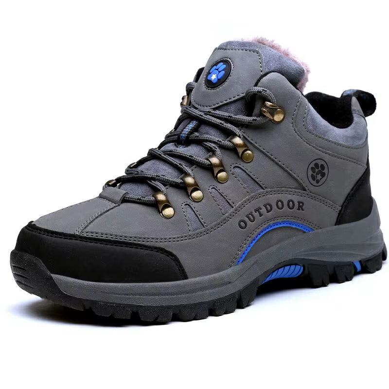 HIKEUP Botines impermeables de cuero genuino senderismo transpirable - imagen 3