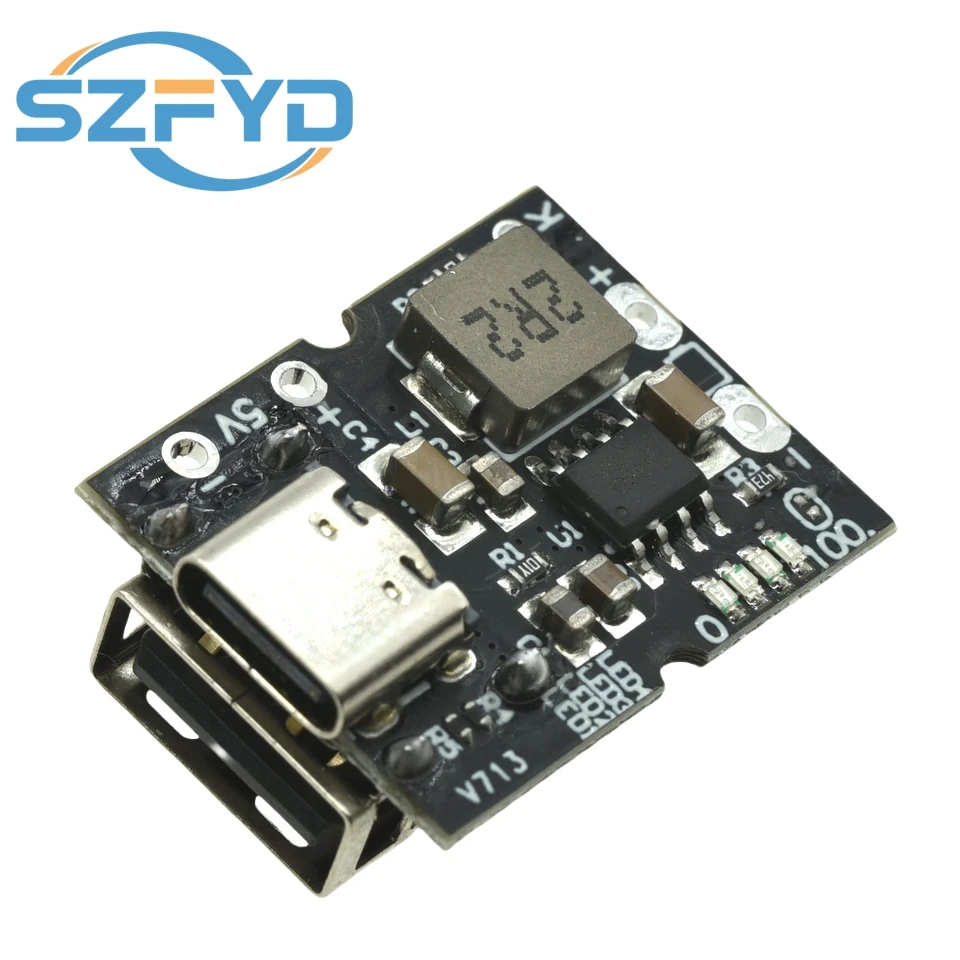 Módulo de carga y descarga para batería de litio 4,2 V 5V/2A USB-C - imagen 2