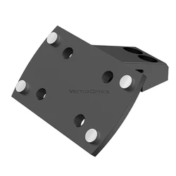 Montura offset mira punto rojo Picatinny cantilever aluminio negro