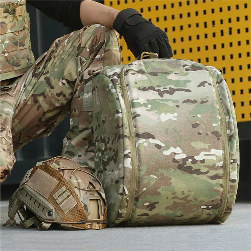 Bolsa MOLLE portacasco táctica – Alta capacidad Airsoft, caza y outdoor - imagen 4
