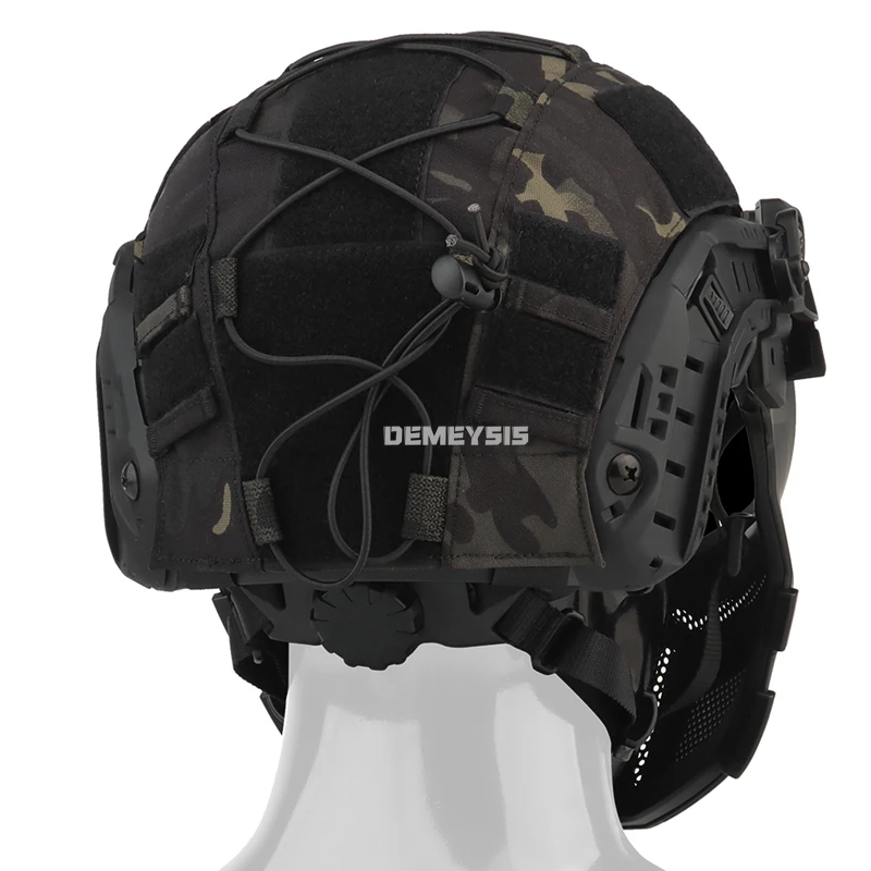 Casco táctico Airsoft con doble lente y máscara ajustable - imagen 4
