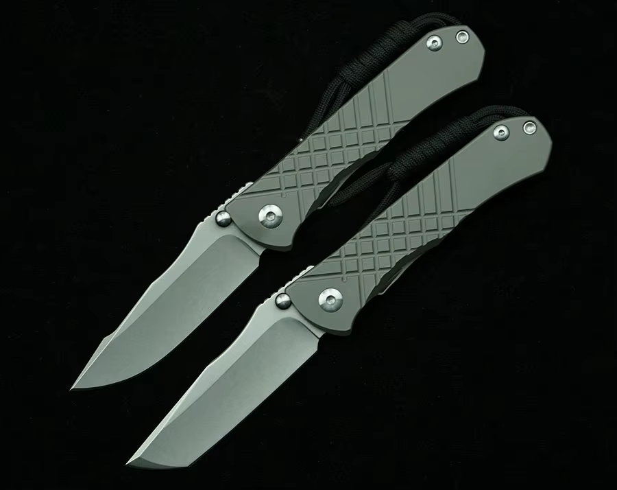 LEMIFSHE Umnumzaan cuchillo plegable S35VN titanio para camping y EDC