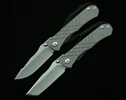 LEMIFSHE Umnumzaan cuchillo plegable S35VN titanio para camping y EDC