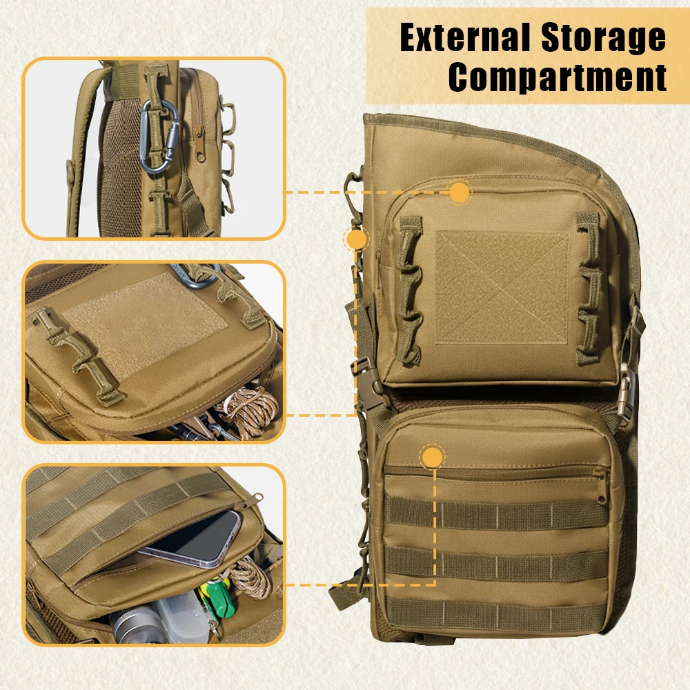 Bolsa táctica rifle plegable EDC para caza y tiro - imagen 4