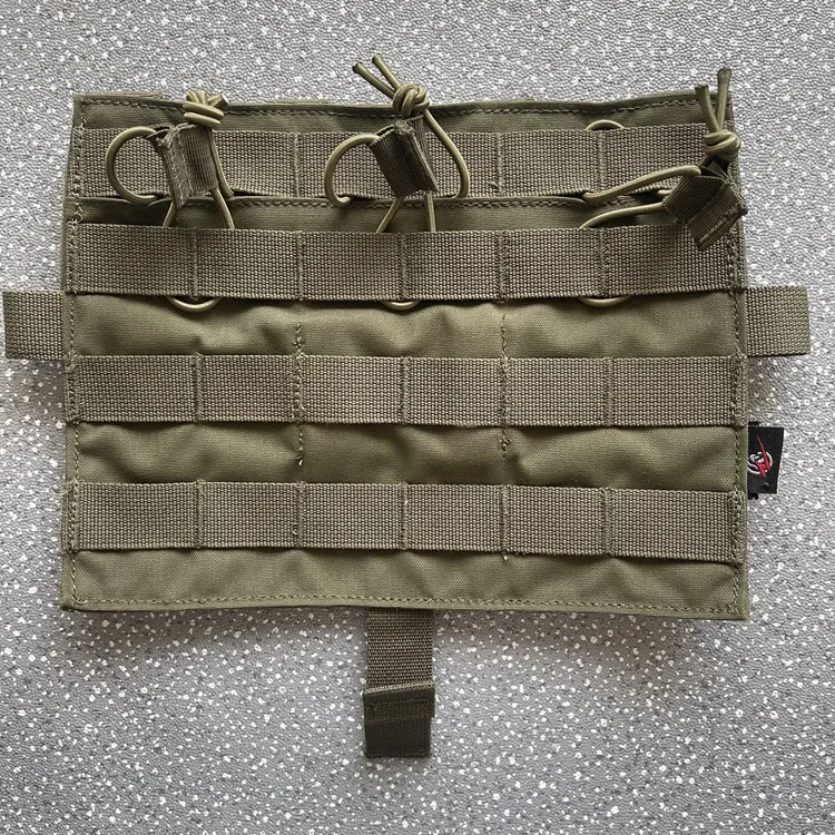 Solapa desmontable y acabado en Cordura