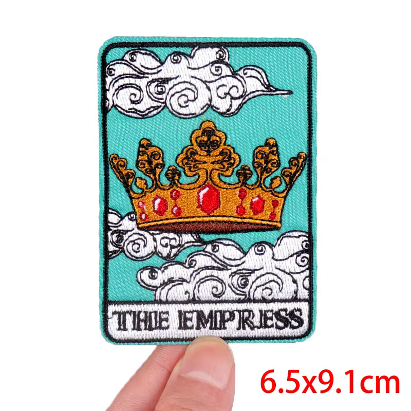 Parche táctico termoadesivo diseño Tarot calavera estilo Punk - imagen 5