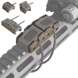 Adaptador Picatinny para interruptor de linterna táctica, base rápida