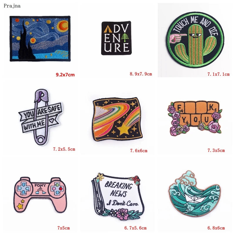 Parche para planchar bordado arcoíris – dibujos animados DIY - imagen 4