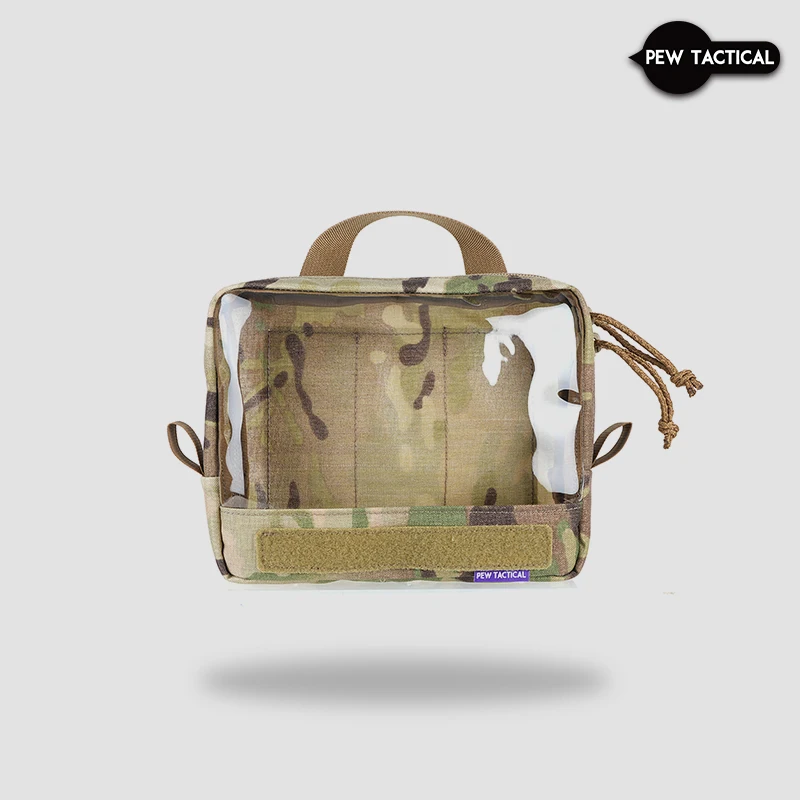 Bolsa de almacenamiento PET transparente con gancho trasero