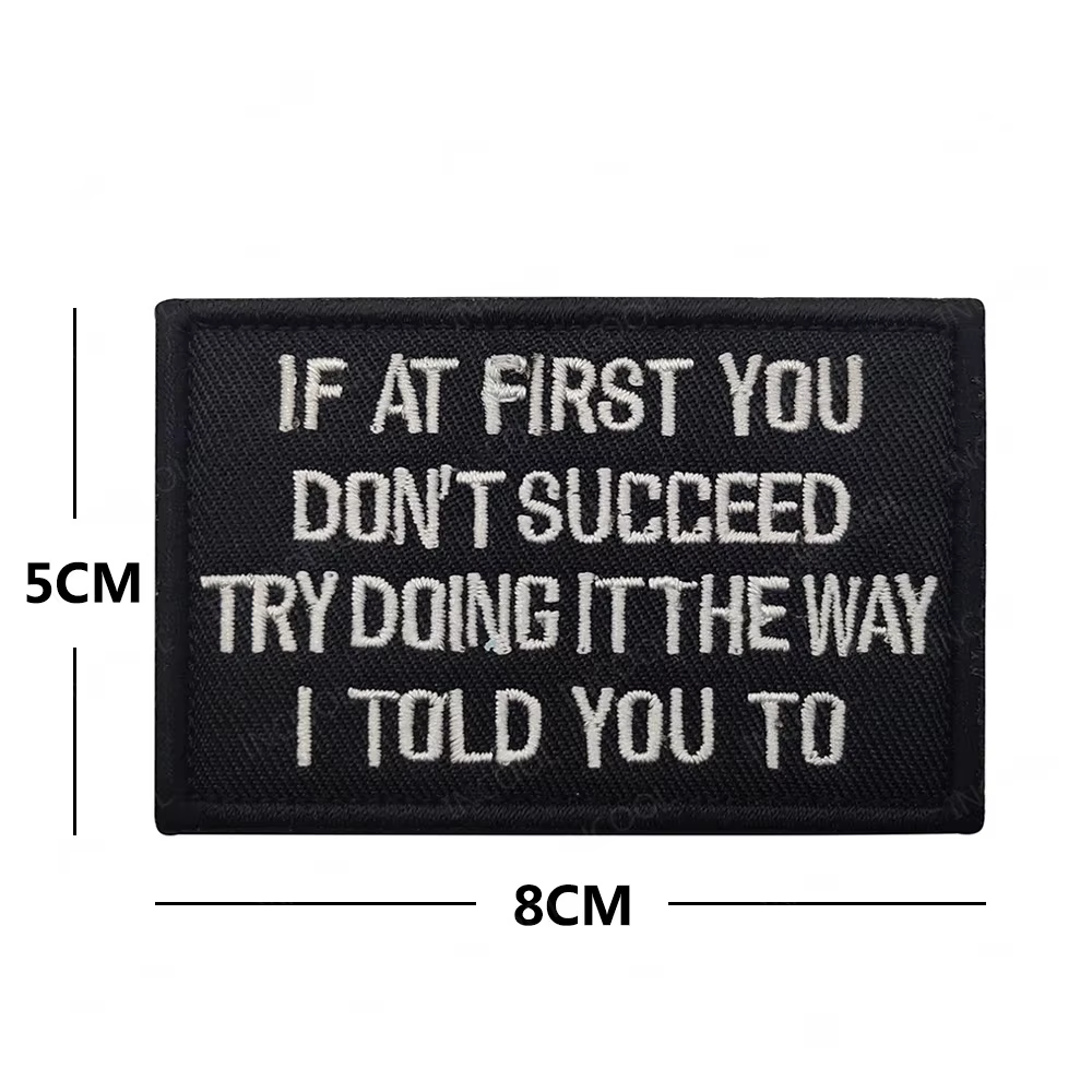 Parche táctico PVC reflectante frases inspiradoras mujer - imagen 4
